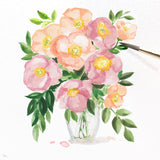 Spring Posy Watercolor Art Print