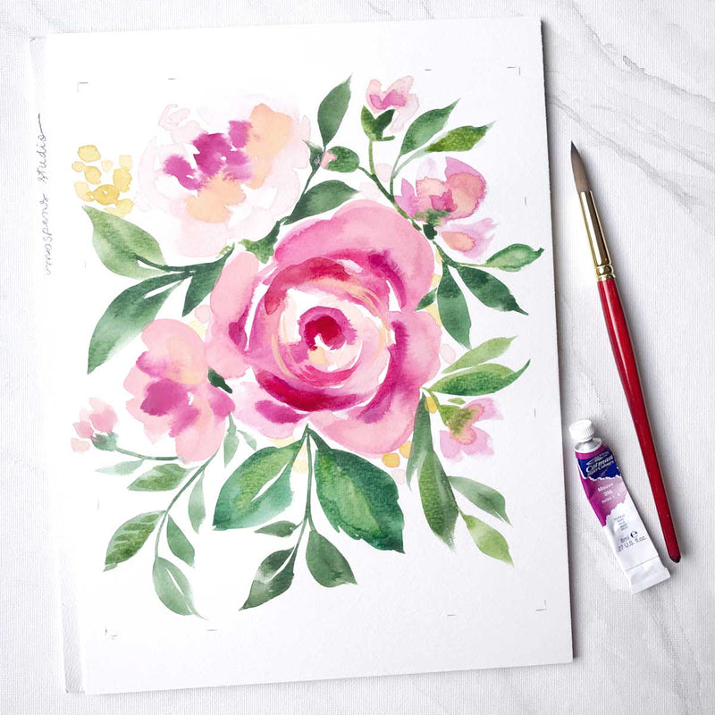 Petal Medley Floral Art Print