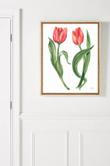 Tulip Botanicals Floral Unframed Wall Art Print
