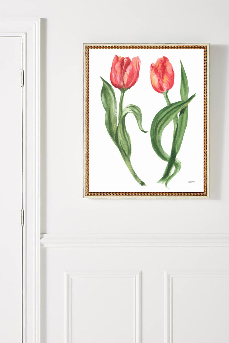 Tulip Botanicals Floral Unframed Wall Art Print